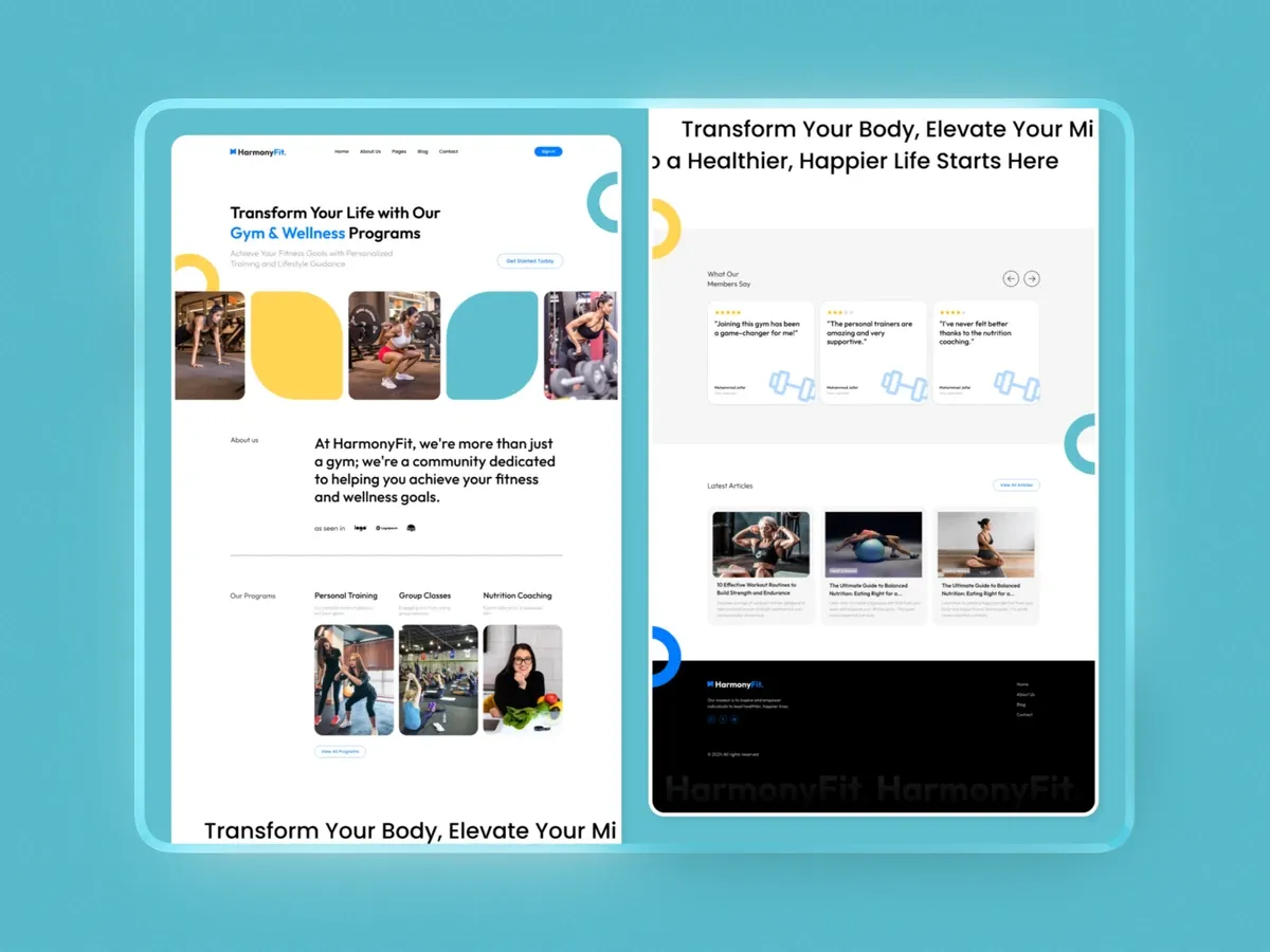 HarmonyFit — project thumbnail
